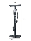 6438FB Floor air pump, basketball toy air pump, bicycle air pump, car air pump, portable household bicycle air pump details Picture
